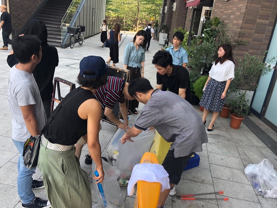 目黒川沿いの定期清掃の案内【2019/5/8】