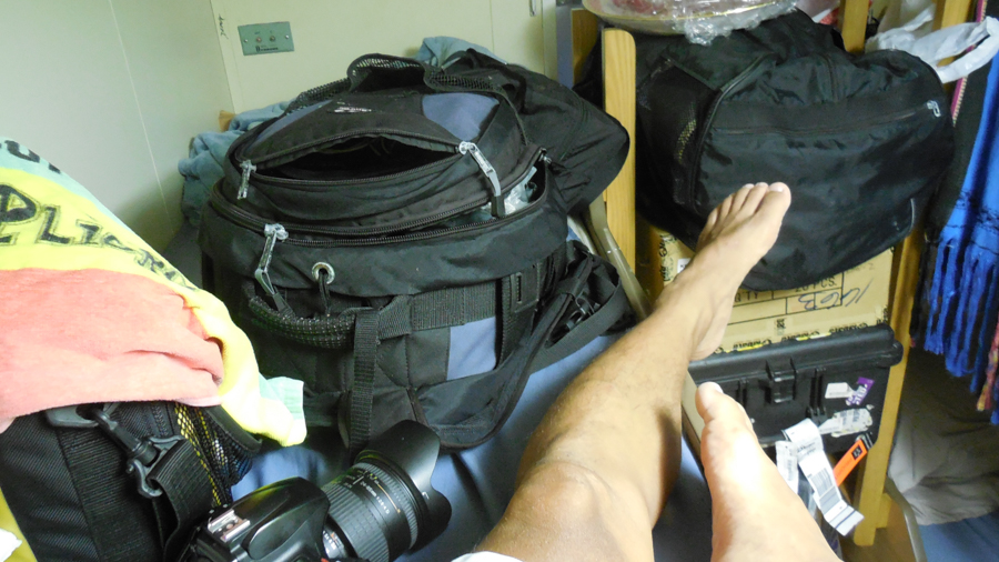 狭いキャビン、ヒマなキャビン【2015/1/5】