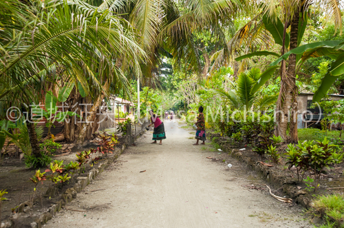 環礁州島のメインストリート