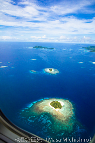 特徴の表れているチューク諸島