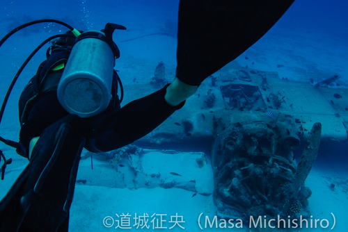 ゼロ戦とダイバー