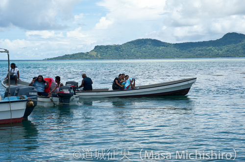 チュークのラッシュアワー