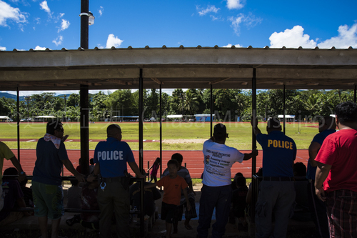 滑稽なミクロネシアの運動会