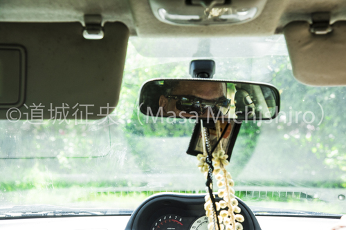 ミクロネシアの乗り合いタクシー