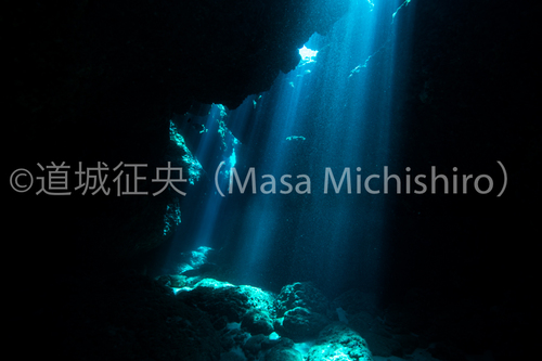 光り入り込む西表島の「オガン」