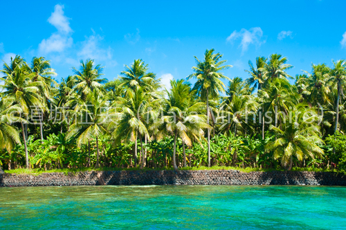 日本軍の滑走路があったミクロネシアの竹島