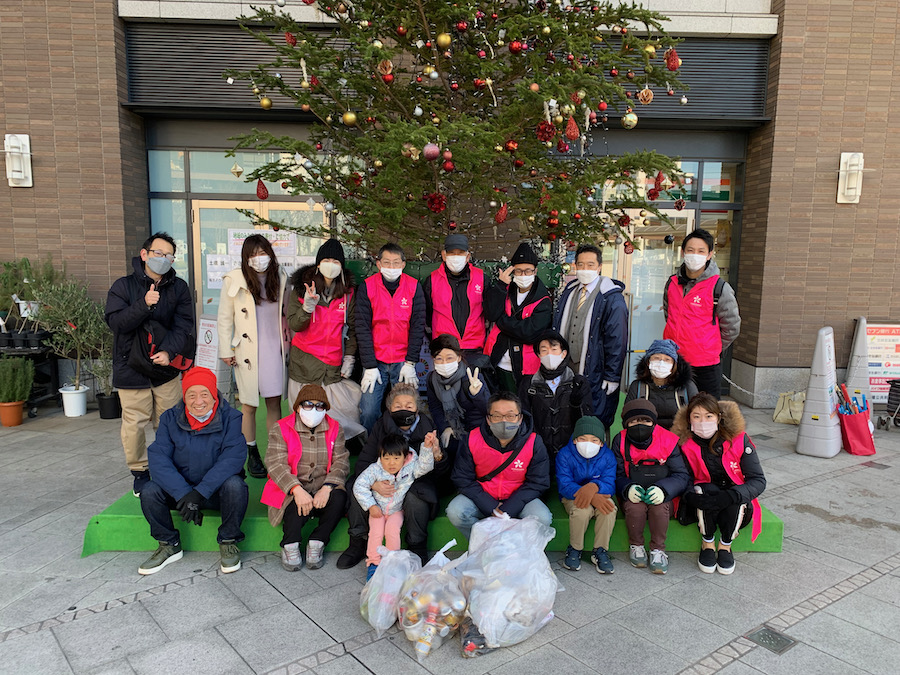 地元での清掃活動終了【2022/1/8】