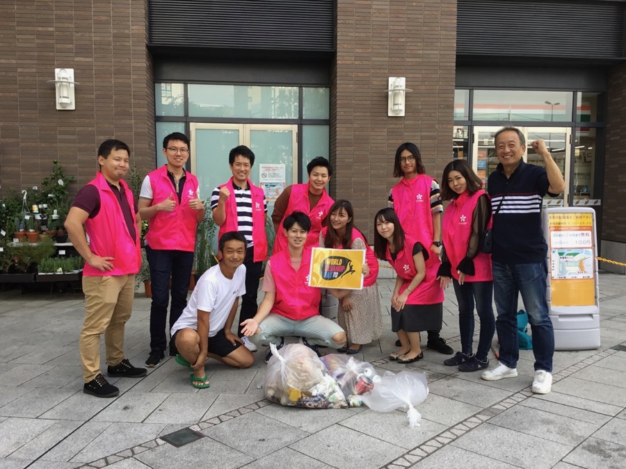 中目黒美化委員会による清掃、終了【2019/9/27】