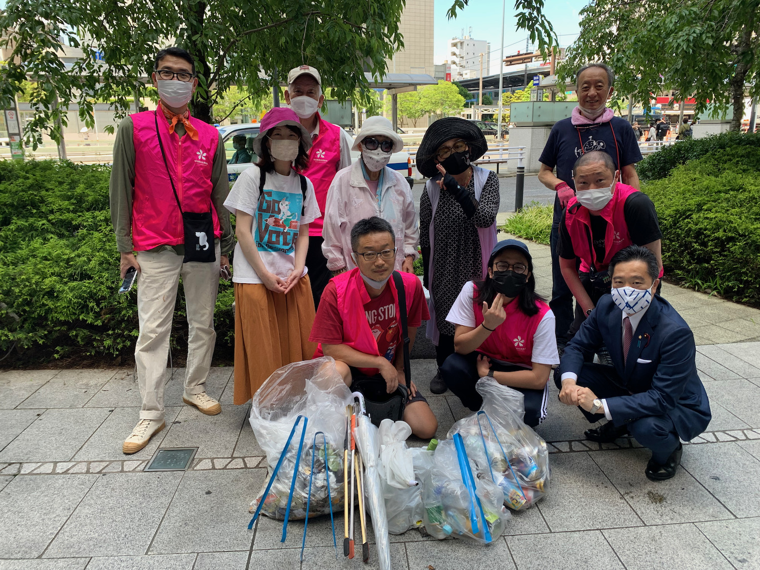 地元での清掃活動終了【2022/5/28】