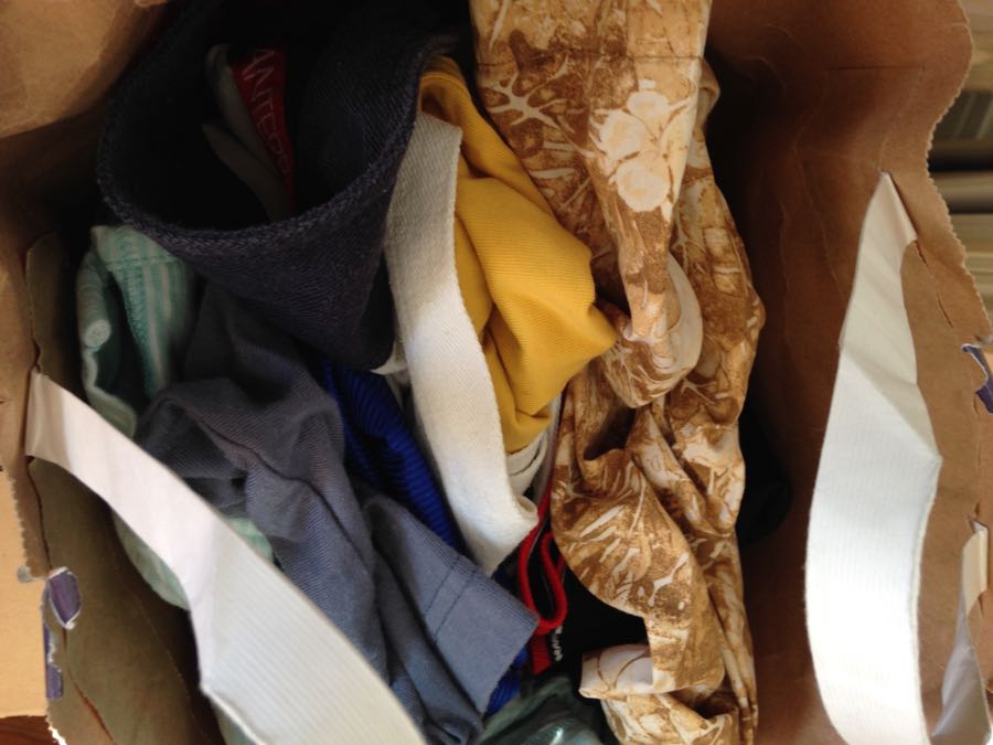 着られない衣類受け取りました【2014/12/22】