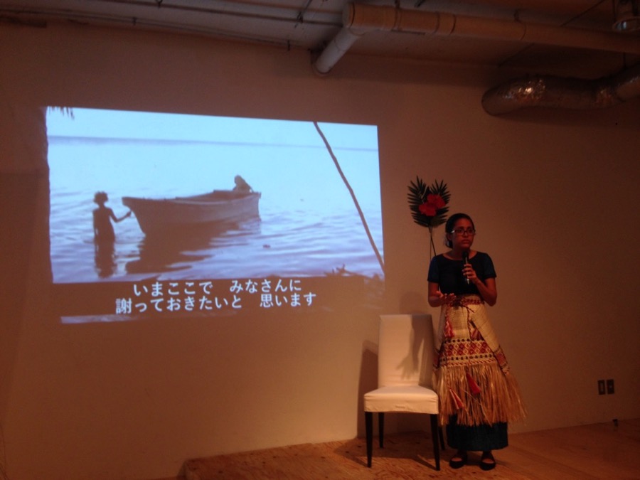 マーシャル諸島の現状を伝えるキャシー【2016/6/18】