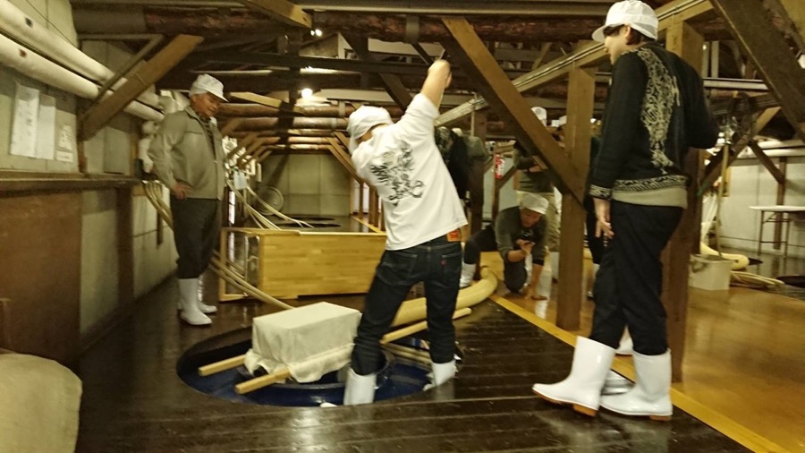 三春町で日本酒の仕込み体験【2018/1/22】