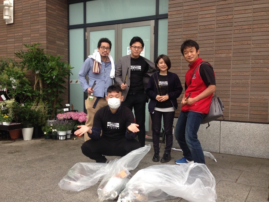 中目黒の美化へ【2018/5/10】