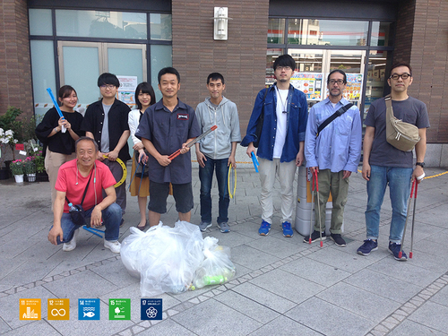中目黒美化委員会による清掃活動【2019/5/24】