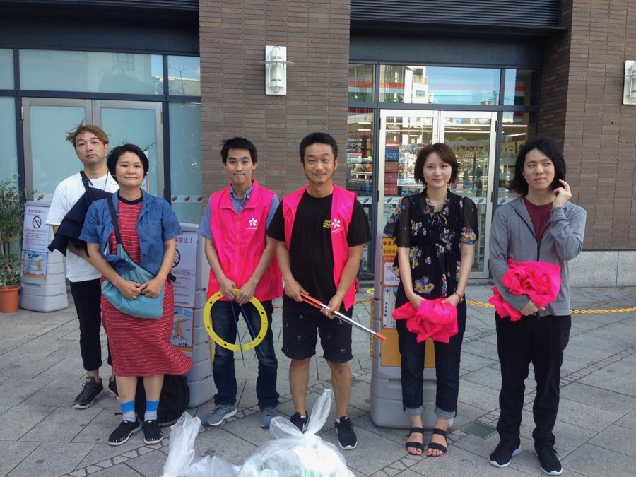 中目黒美化委員会による清掃、終了【2019/7/26】