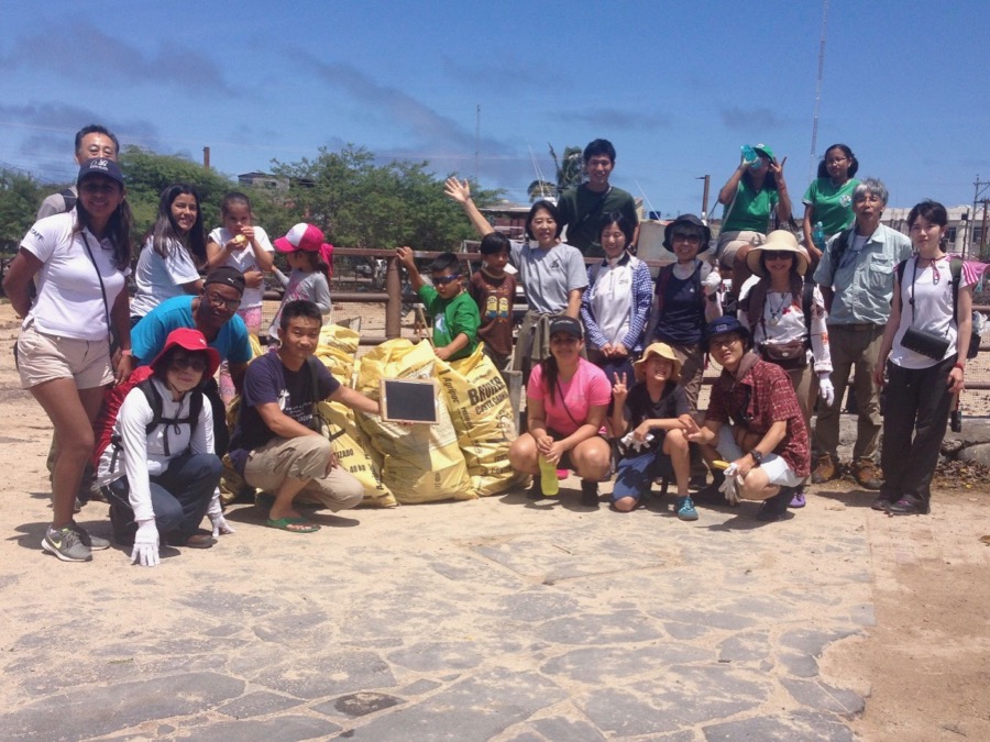 ガラパゴス諸島での清掃活動報告【2019/9/2】