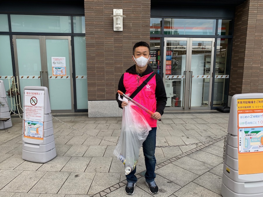 中目黒美化委員会による活動【2020/4/24】