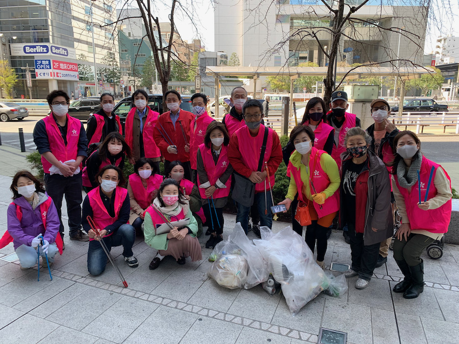 地元での清掃活動の報告【2021/3/27】