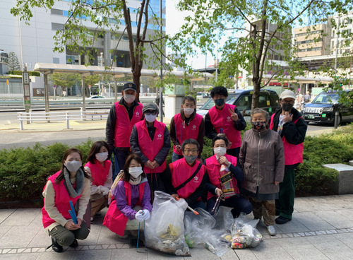 私が主宰してる地元での清掃活動【2021/4/10】