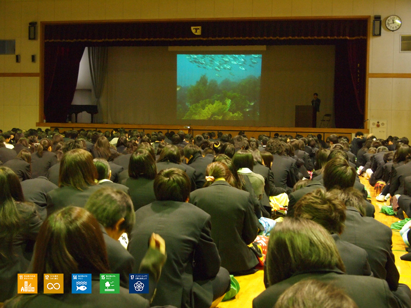 都立つばさ総合高校で講演【2018/12/22】