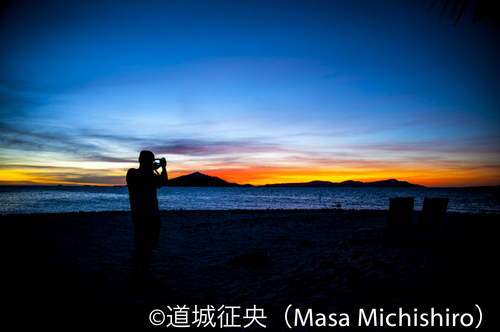 夕陽も日にちを変えれば･･･