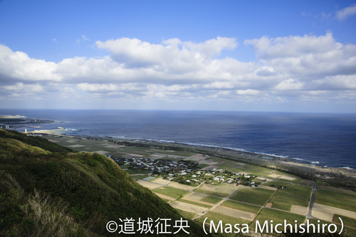 集落が島を形成する喜界島