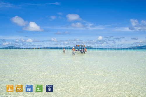 チュークの楽園的な場所