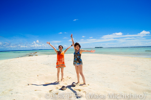 気まぐれな砂州