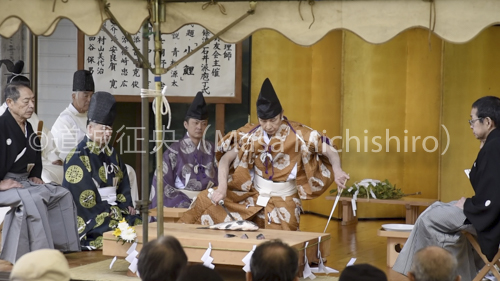 高家神社での庖丁式［動画］